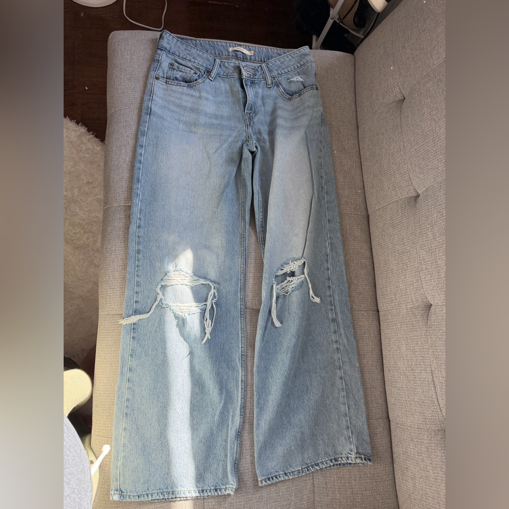 Levi’s super low loose jeans
